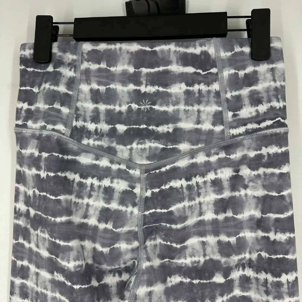 Athleta‎ Elation Printed Leggings Tahiti Dusk Purple Grey Tie Dye Small - Picture 5 of 9
